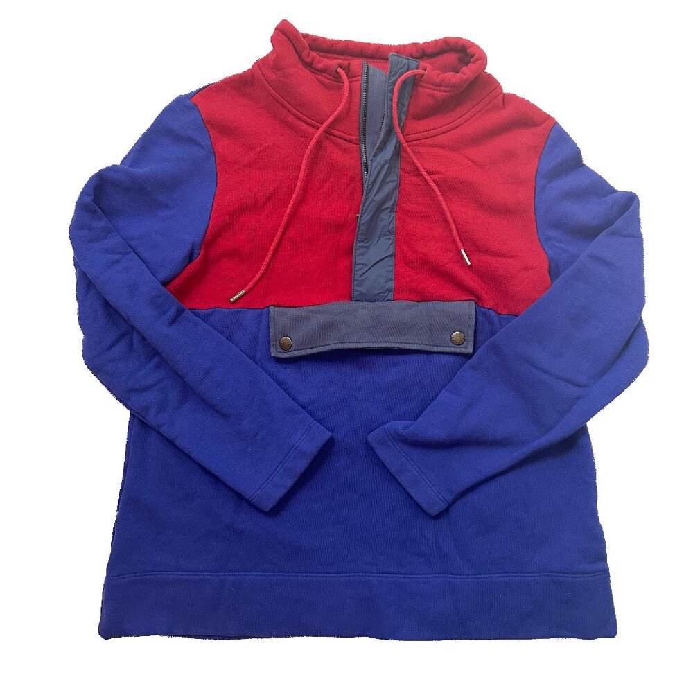 L.L. Bean Color Block Zip-Up Sweatshirt - Large - image 1